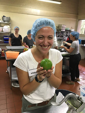 Victoria Wangler on a short-term service trip to Guatemala with St. Bonaventure University and Franciscan Mission Service.